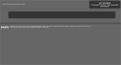 Desktop Screenshot of martinabeschmann.de